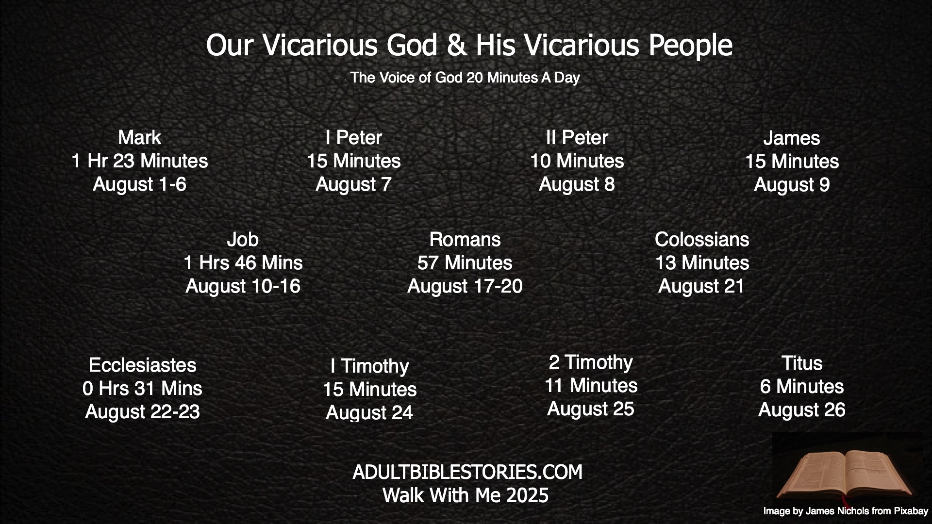 Read your Bible
