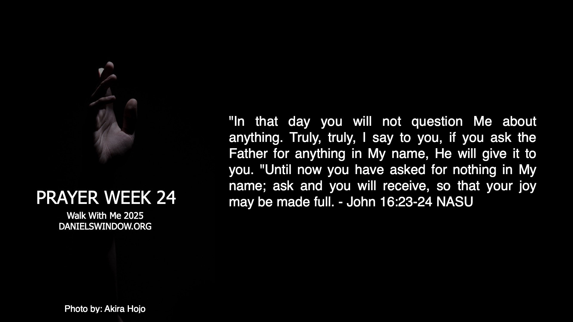 Pray this Week