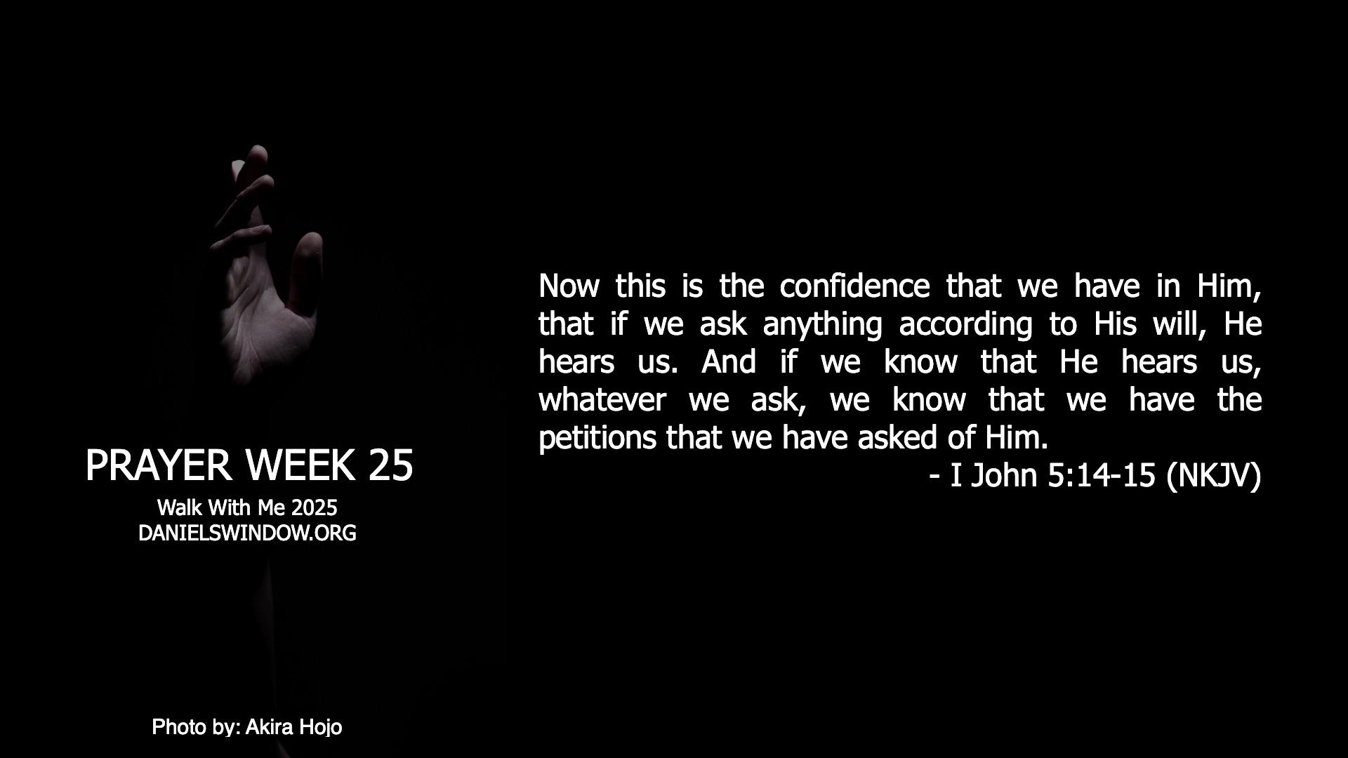 Pray this Week