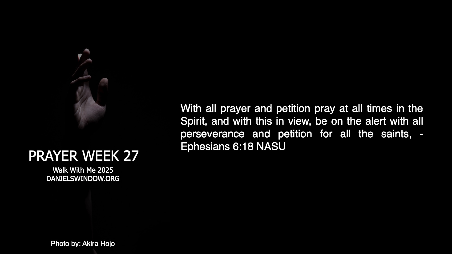 Pray this Week