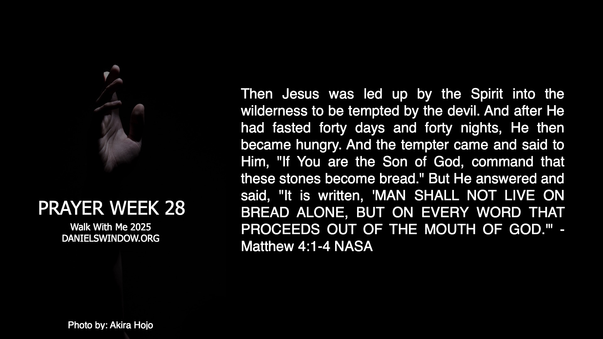Pray this Week