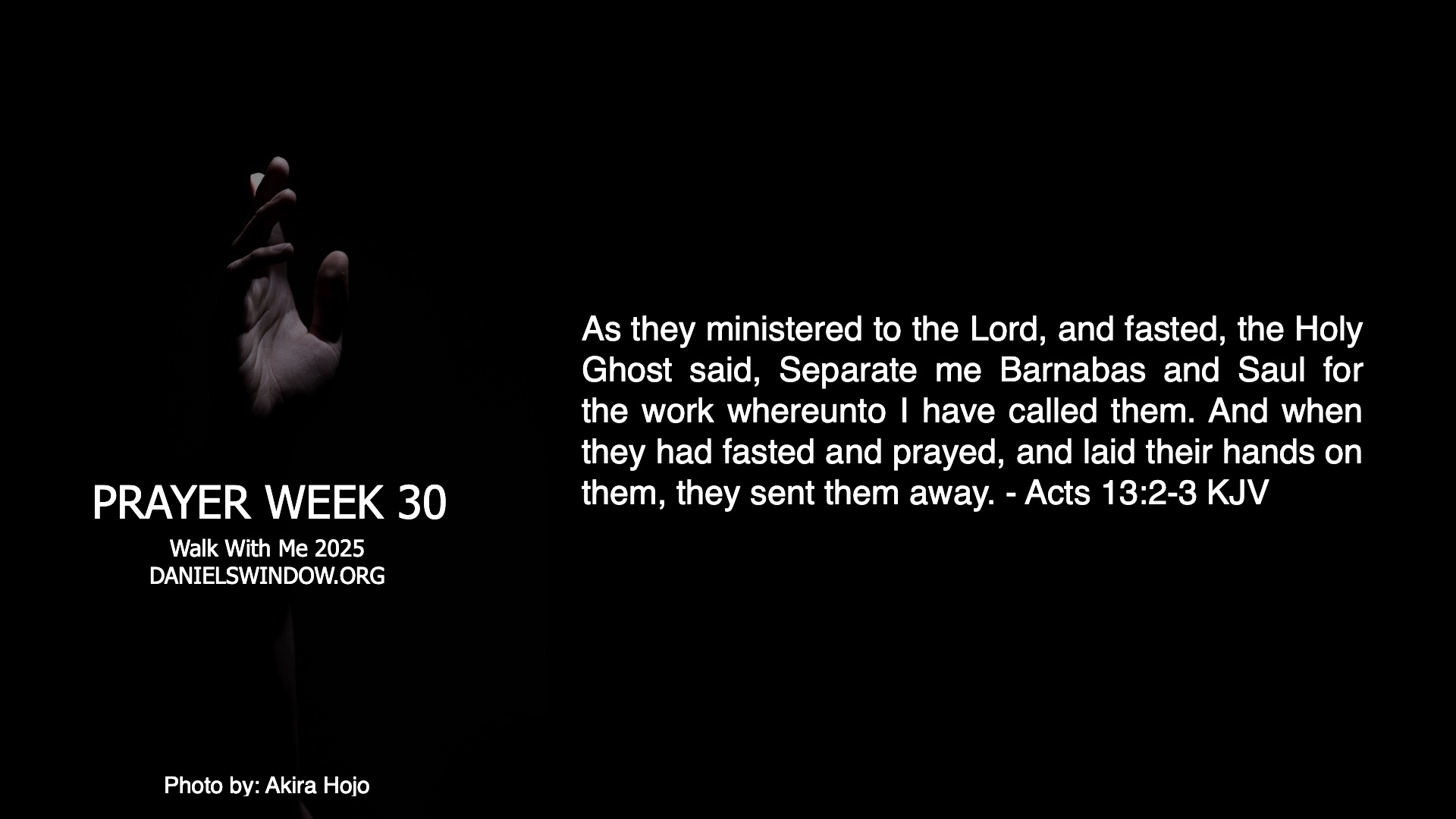 Pray this Week