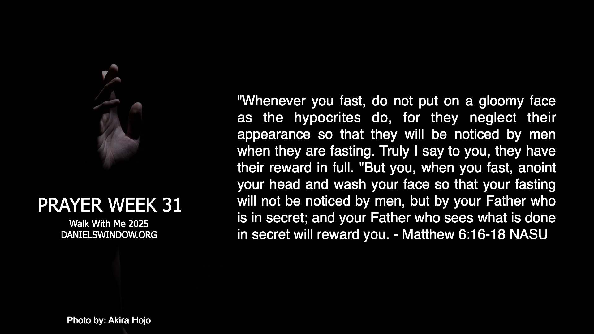 Pray this Week