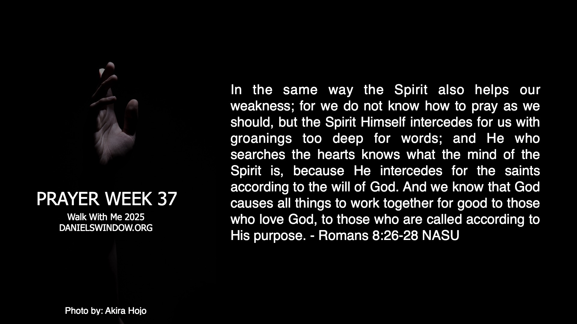 Pray this Week