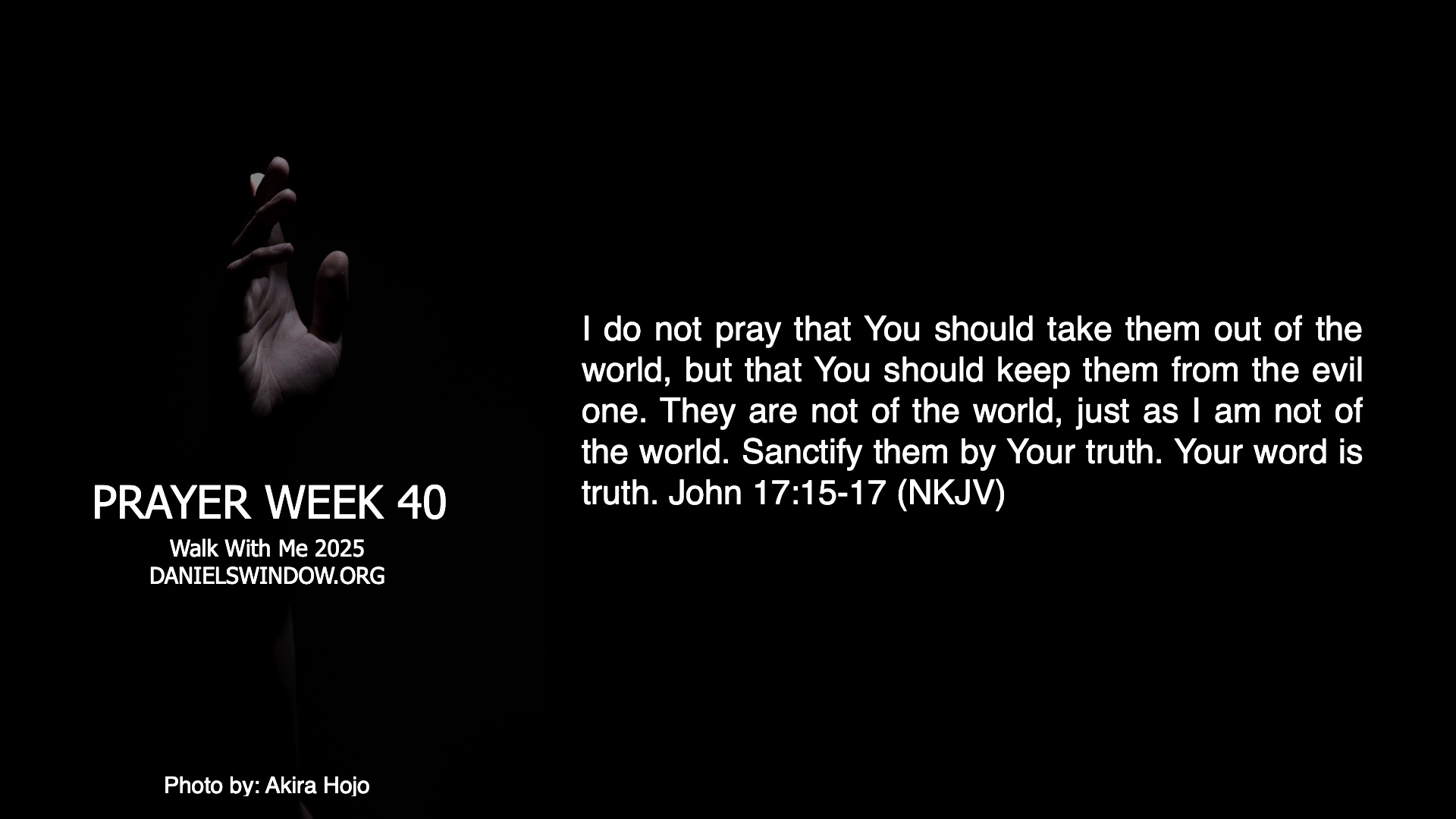 Pray this Week