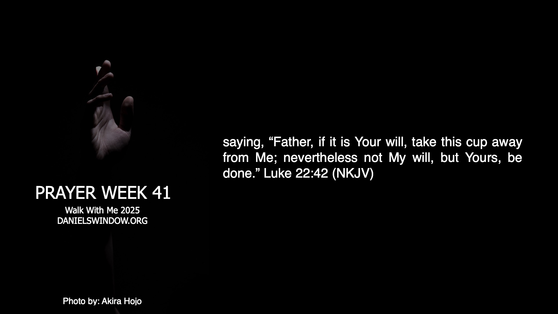 Pray this Week