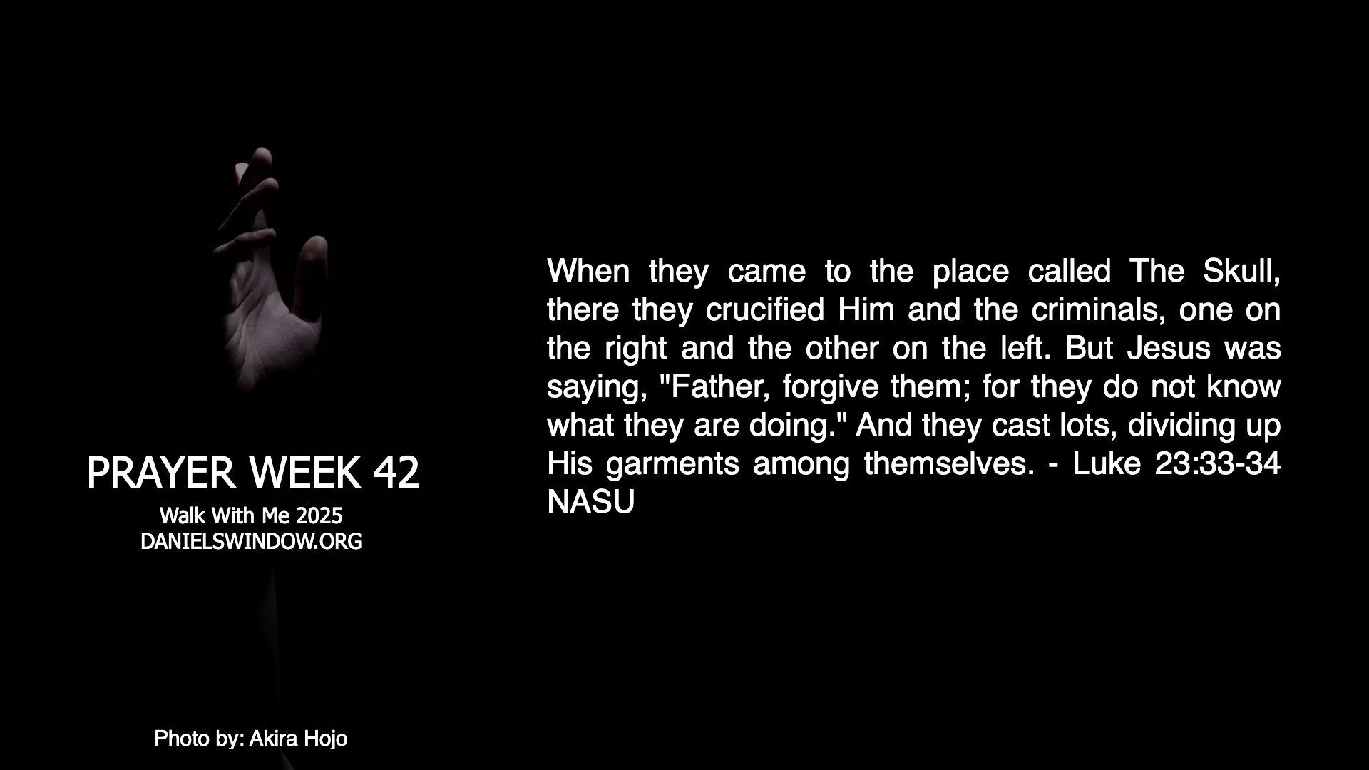 Pray this Week
