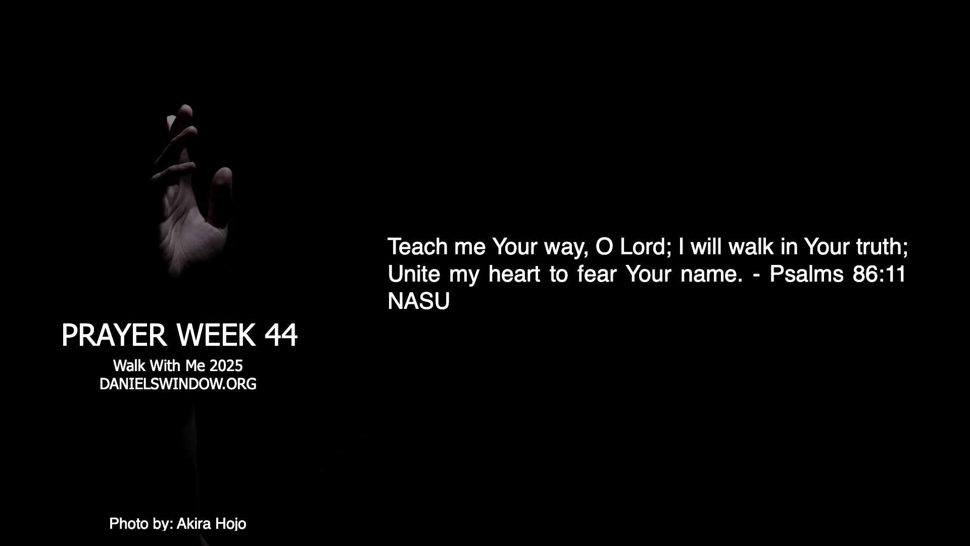 Pray this Week