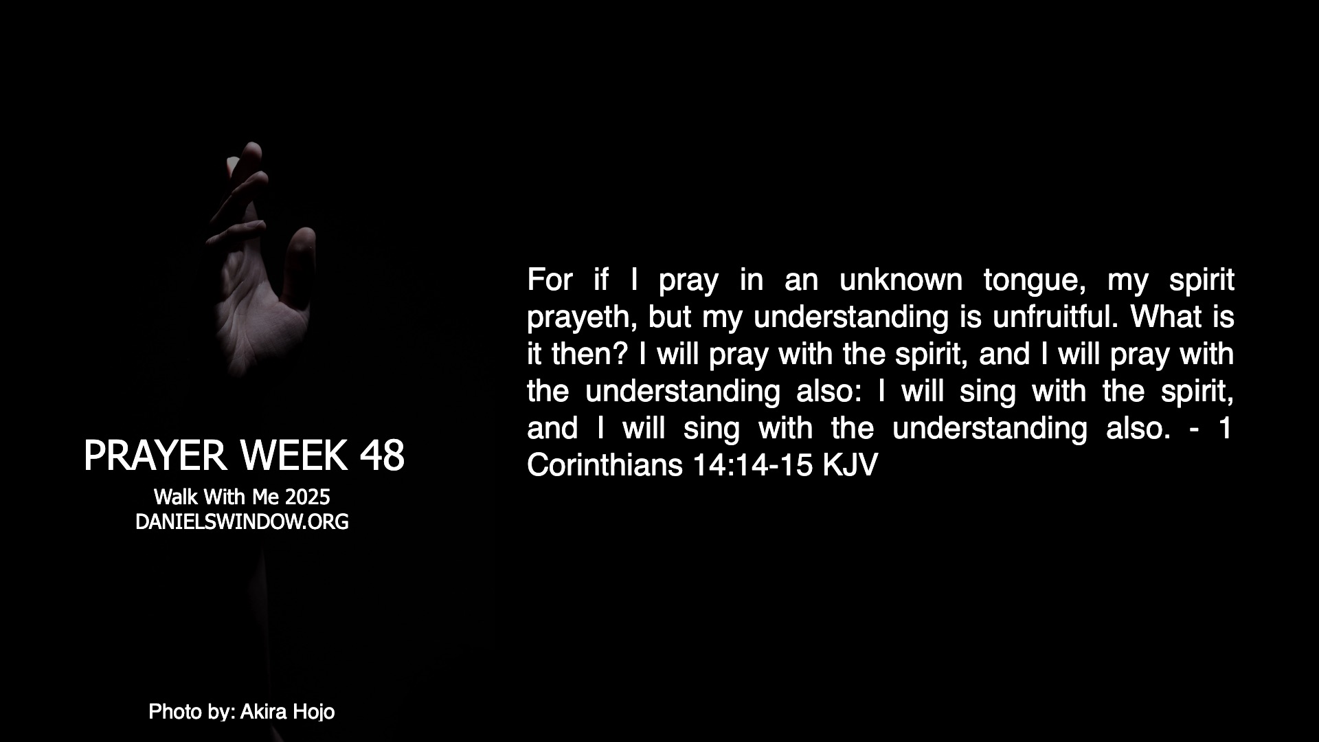 Pray this Week