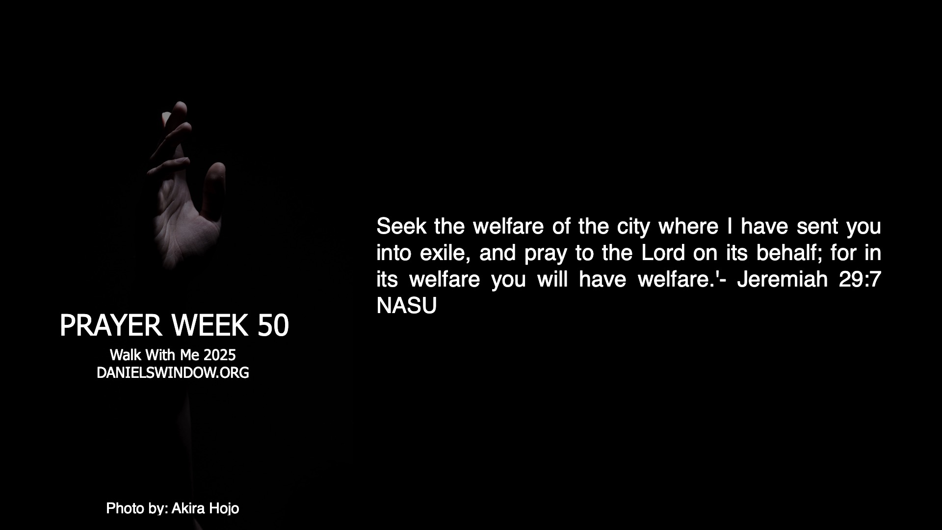 Pray this Week