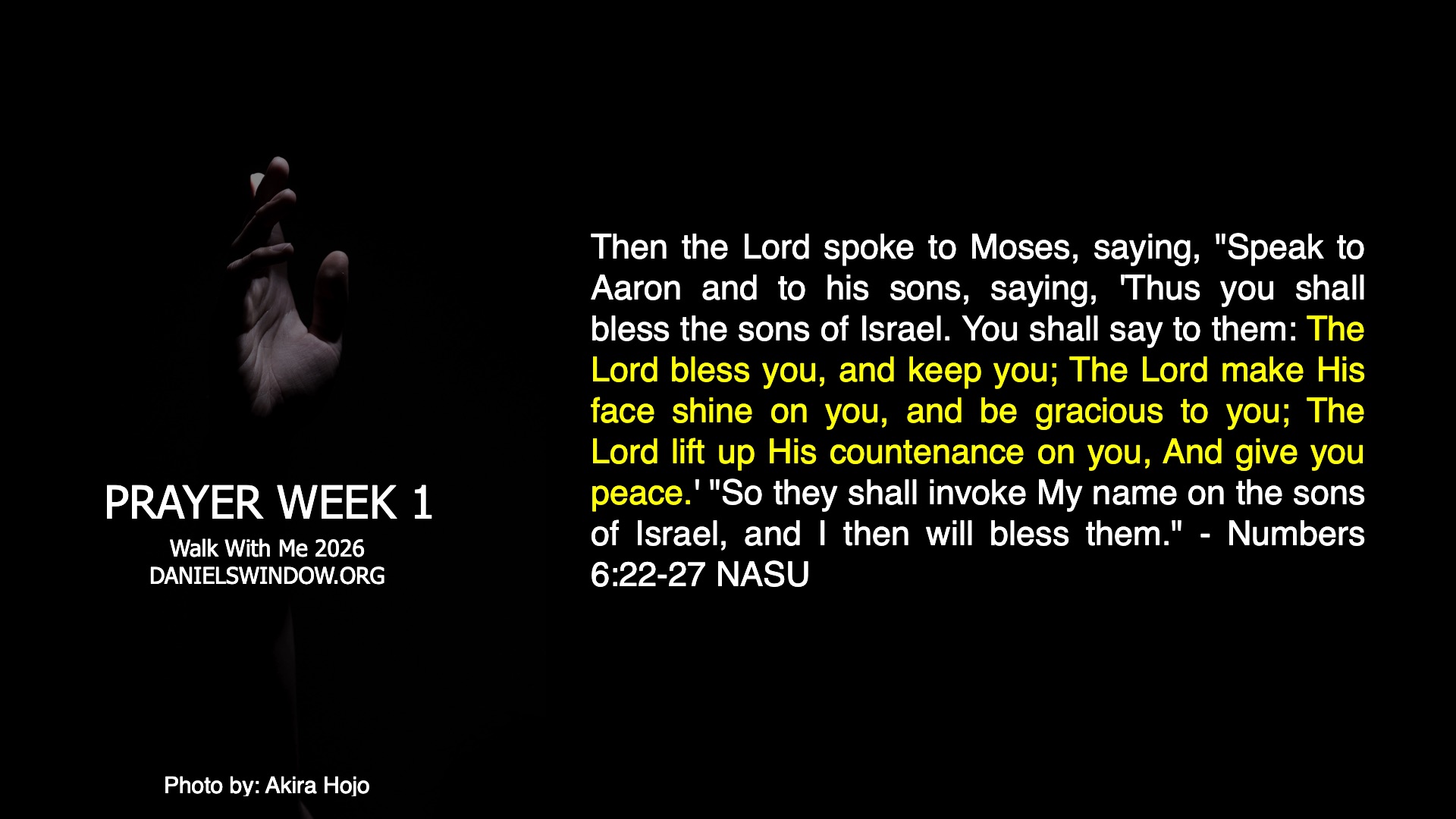 Pray this Week