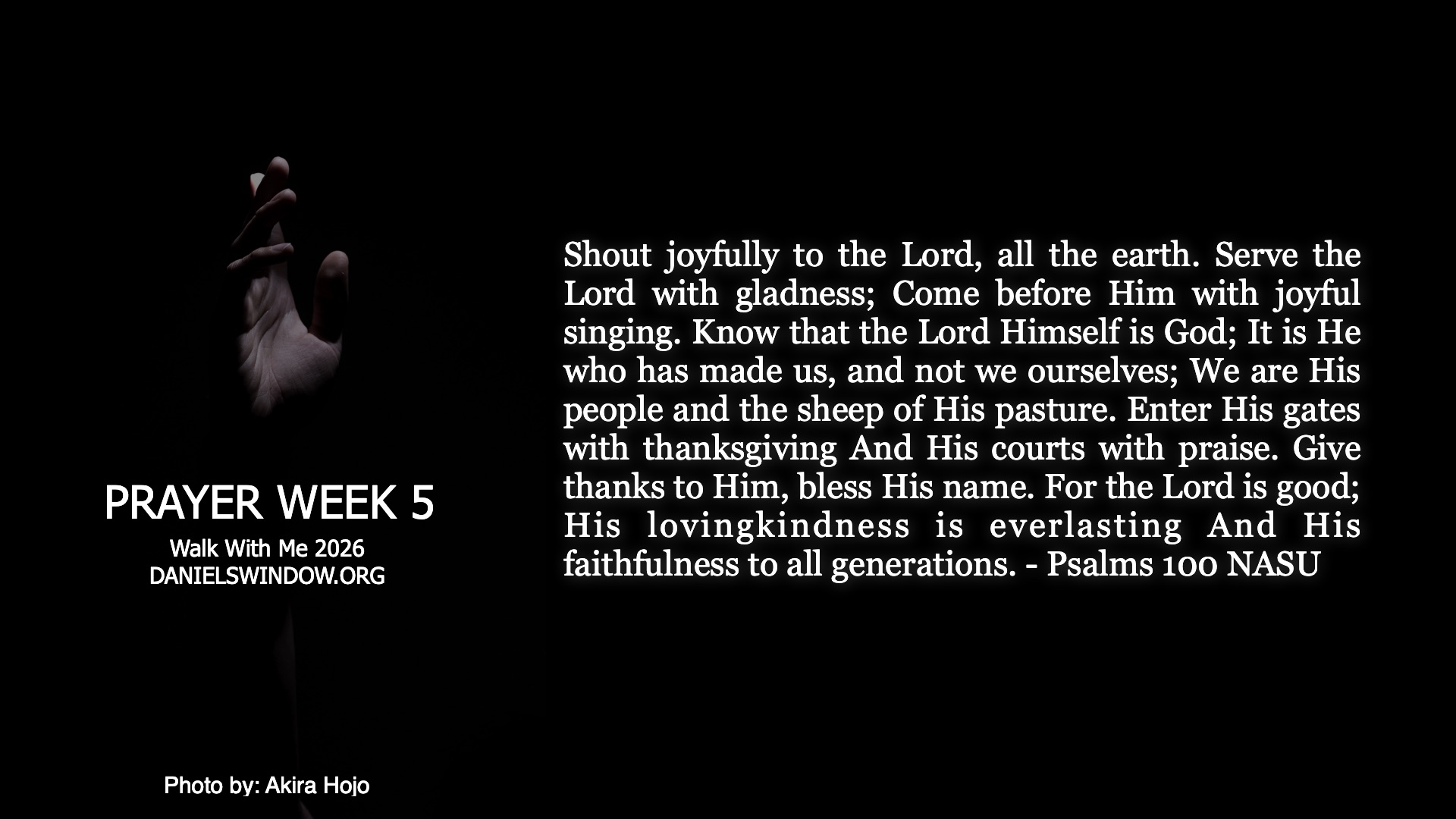 Pray this Week